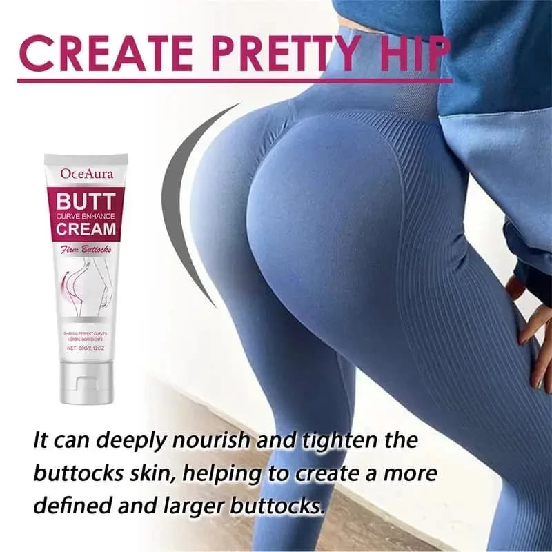 Crème de levage des fesses, Massage de croissance des hanches et des seins, prévient l'affaissement des seins, crème d'agrandissement des fesses plus grande et modelante
