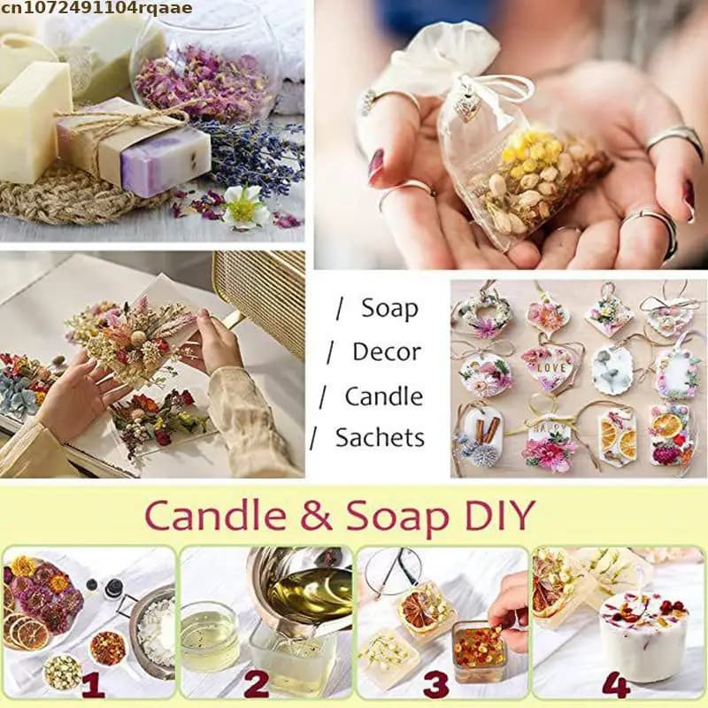 Pétales de Calendula Naturels Séchés de Haute Qualité pour la Fabrication de Savons, la Fabrication de Bougies, la Décoration de Mariage, le Pot-pourri et la Décoration DIY pour la Maison