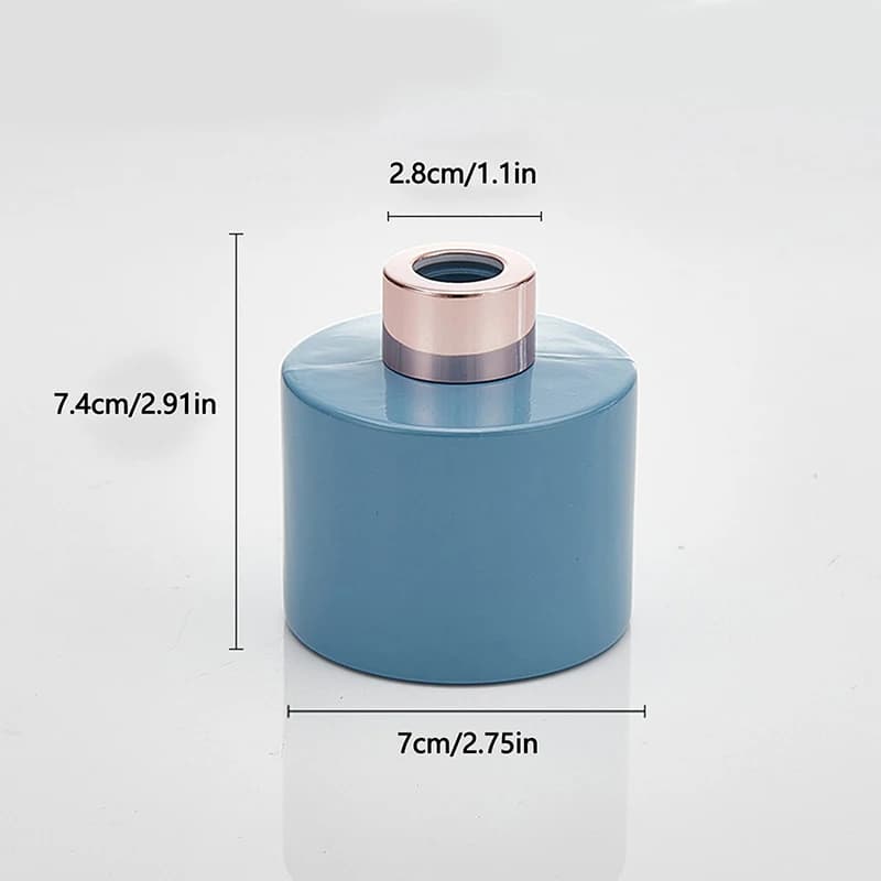 Bouteille vide en verre d'aromathérapie de 150ml, diffuseur de parfum en rotin pour l'intérieur de la voiture, diffuseur de parfum pour la décoration du véhicule