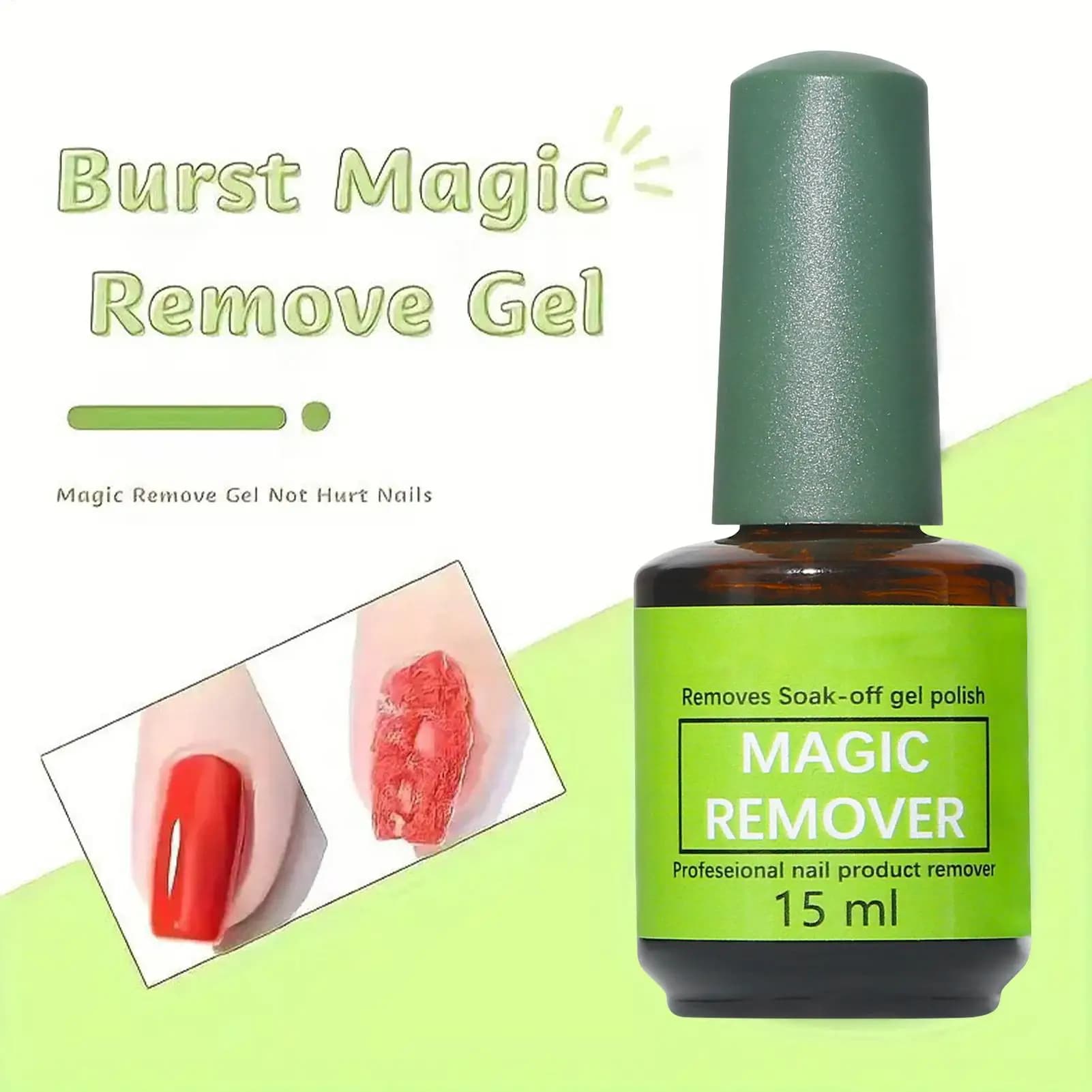 Dissolvant de vernis à ongles Gel 15ml
