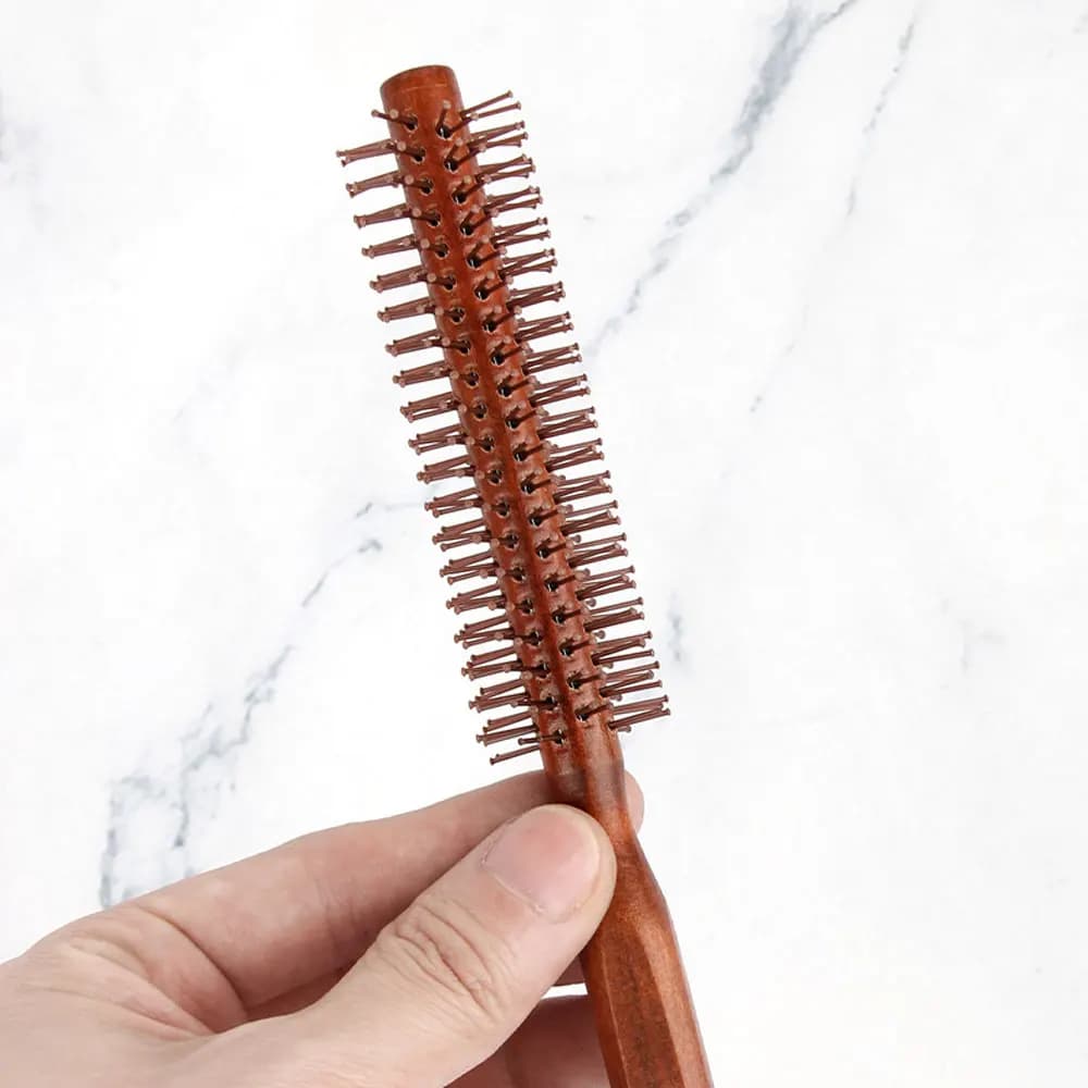 Brosse à cheveux à rouleau ronde et ronde, nouveau peigne à barbe unisexe