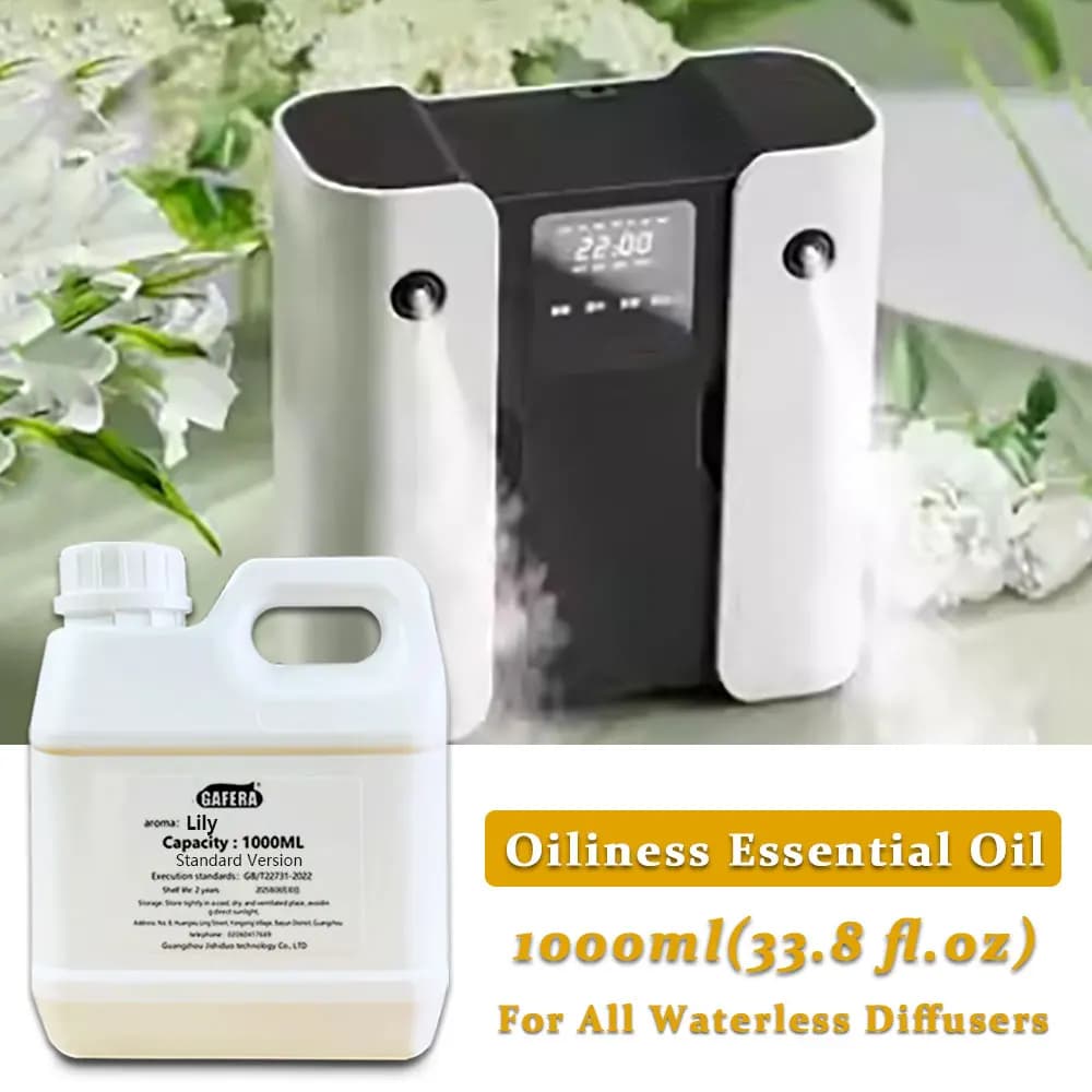 GAFERA 1000ml (33.8 fl.oz) Huiles Essentielles Ritz-Carlton - Pour Tous les Diffuseurs Sans Eau, Huile de Recharge pour Diffuseur d'Arômes et d'Aromathérapie