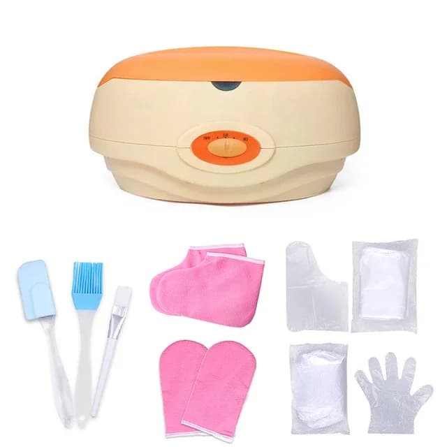 Machine à cire de paraffine pour les mains et les pieds, cire de paraffine, lavande, hydrate et apaise la peau sèche rapidement, bain de cire de paraffine à la maison