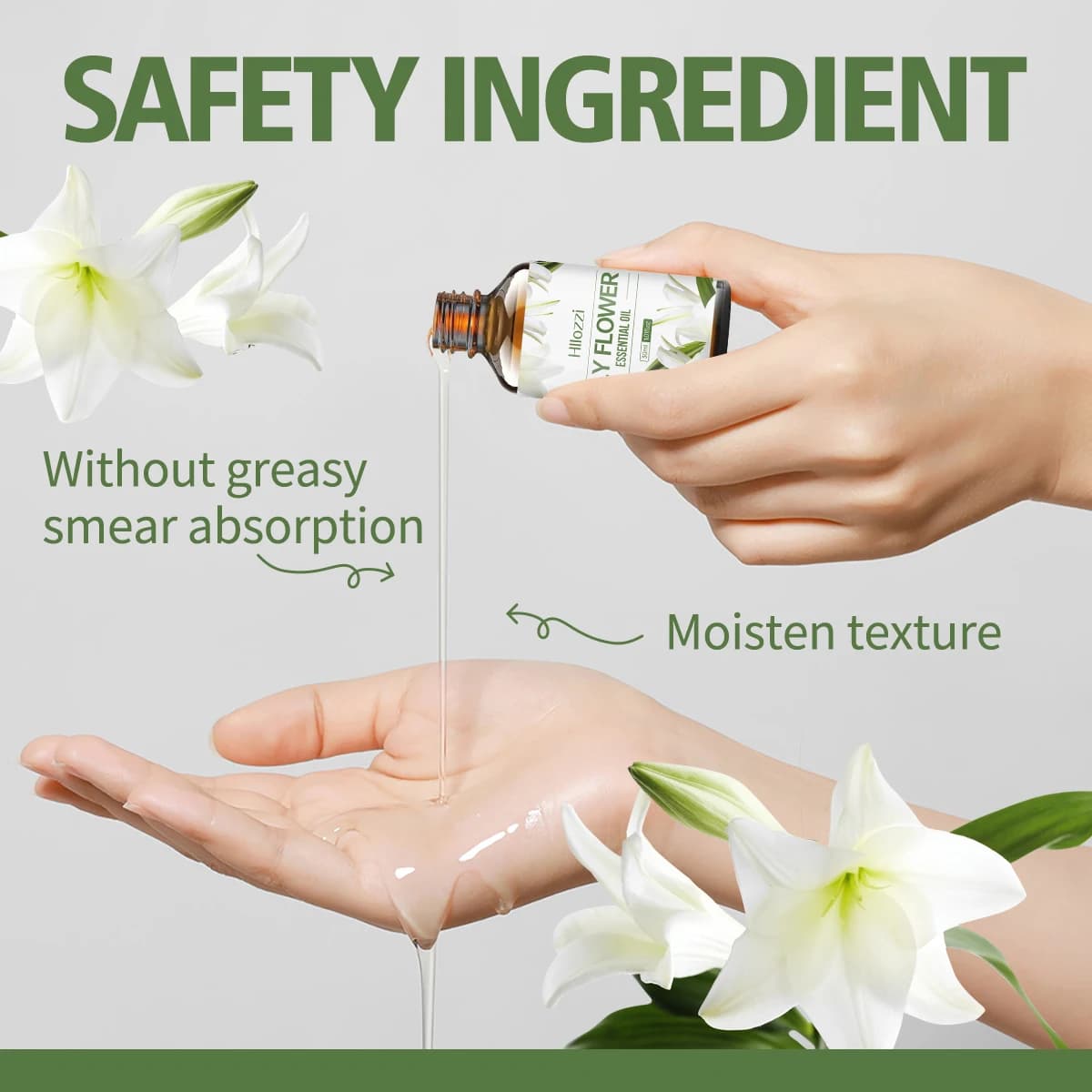Huile essentielle de fleur de lys 30 ml, adaptée aux soins du corps, aux soins du visage, aux humidificateurs, aux diffuseurs, à l'aromathérapie, à la fabrication de savon DIY