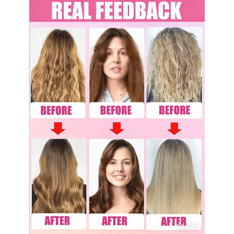 Traitement réparateur capillaire moléculaire original, répare en profondeur les cheveux secs, abîmés et crépus, soin capillaire hydratant rapide en 4 minutes