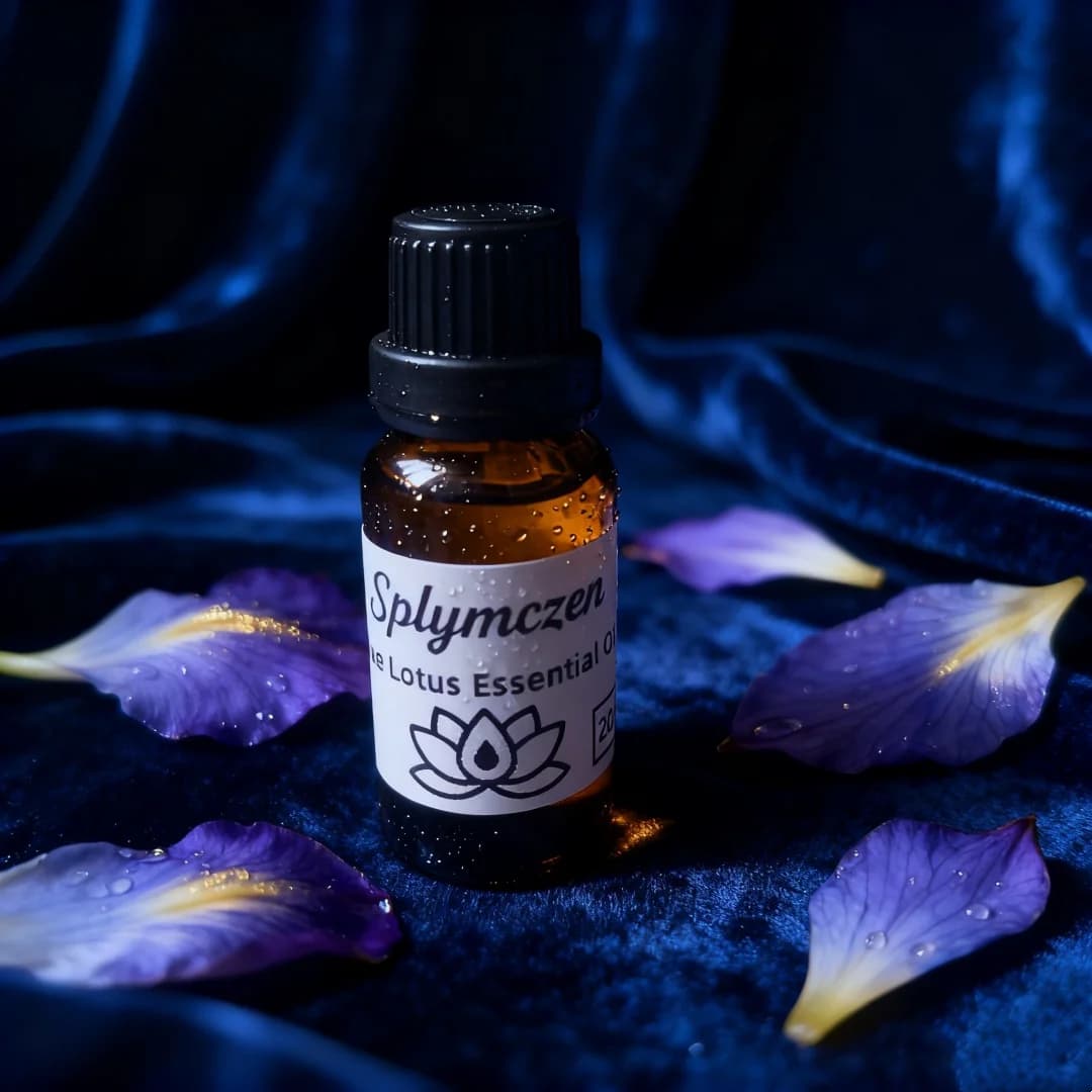 Huile de Lotus bleu naturel (20 ml/100 ml) de qualité supérieure – Soulagement du stress, sommeil profond, soins de la peau, diffuseur, parfum domestique et fabrication de bougies