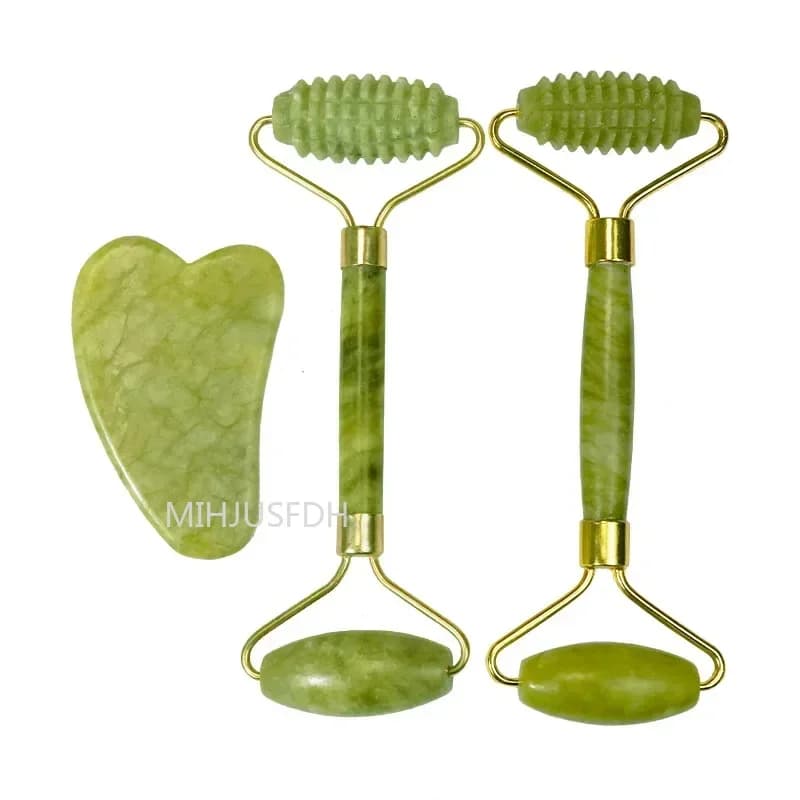 Rouleau de Massage en Jade naturel