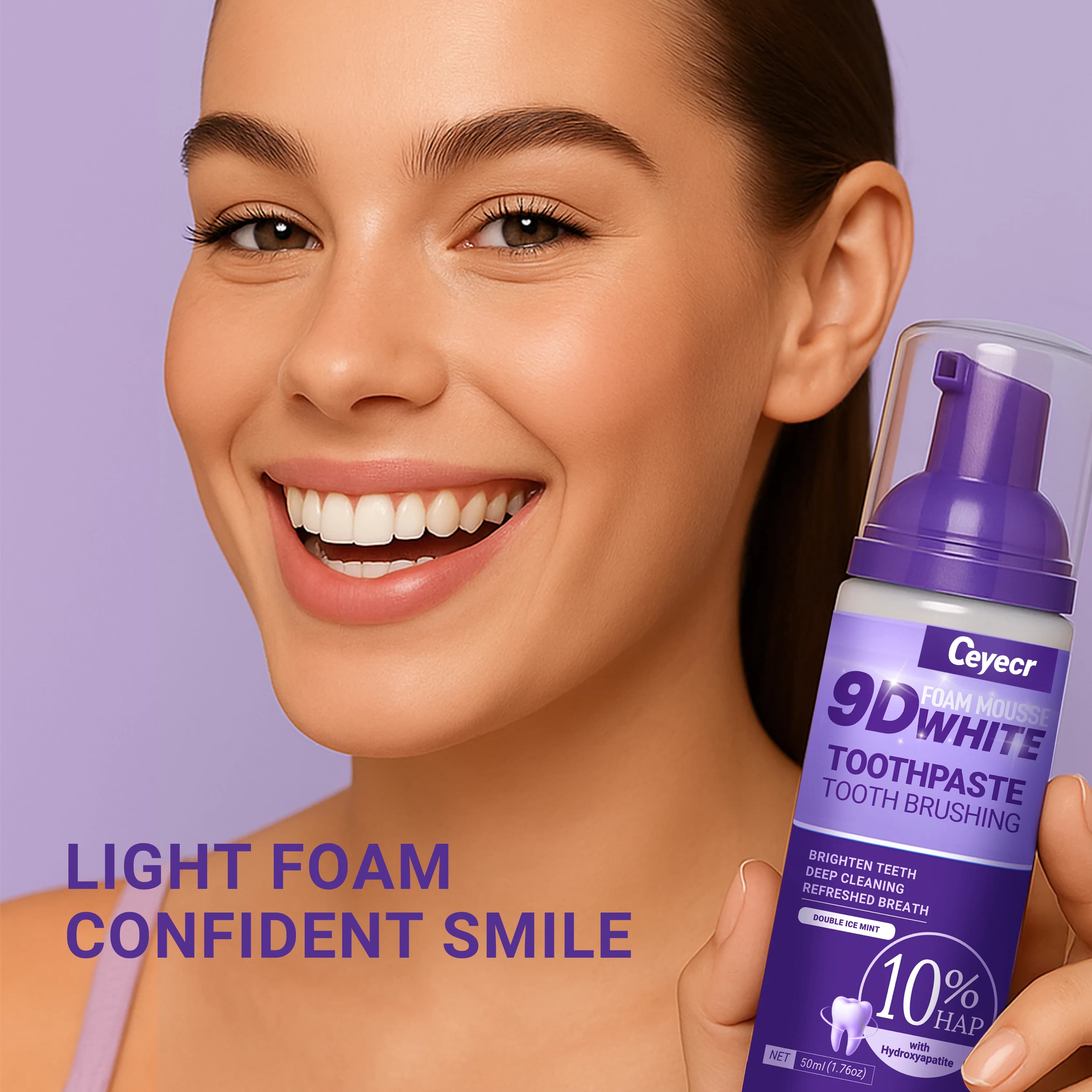 Dentifrice Mousse blanche 9D