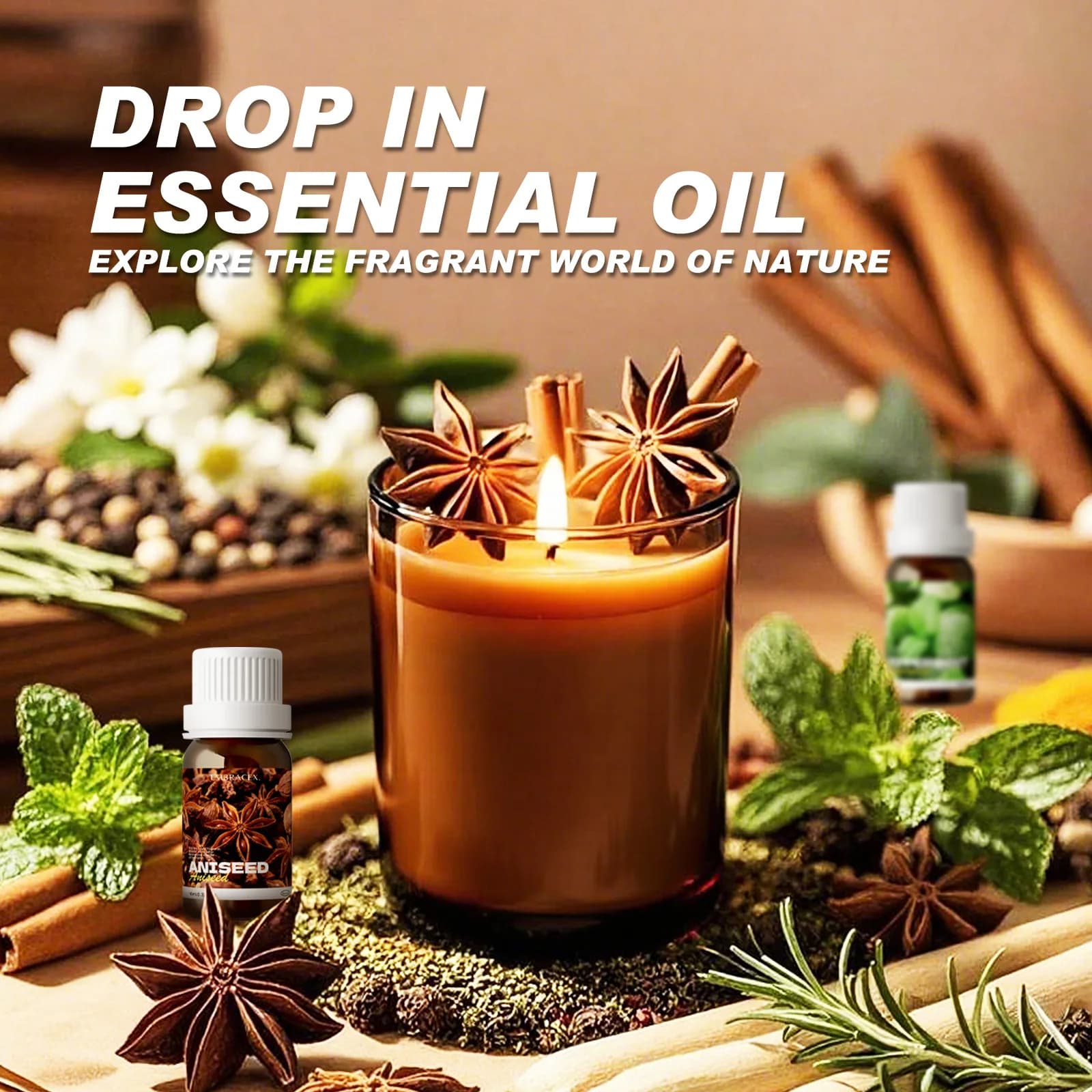 Huiles essentielles d'armoise 100% pures, 10ml, pour diffuseurs, projets de bricolage, fabrication de bougies, cadeau pour amis, aromathérapie