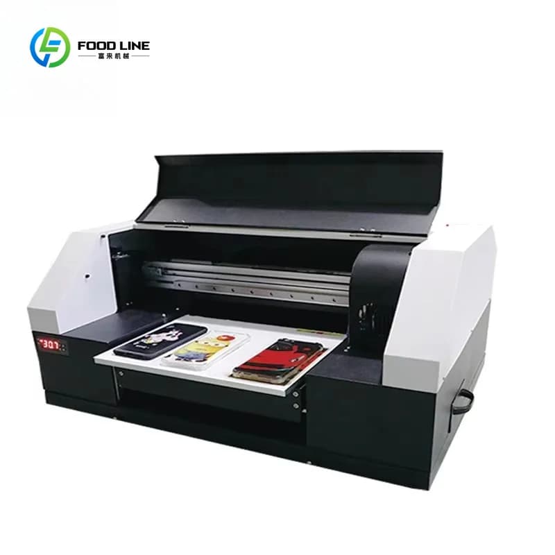 Machine d'impression d'autocollants UV numérique rouleau