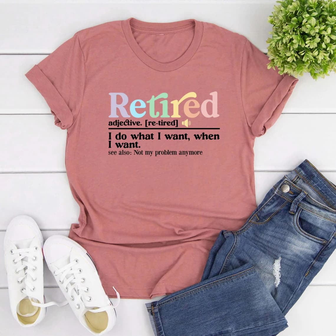 T-shirt définition à la retraite, je fais ce que je veux quand je veux chemise femmes T-shirt à manches courtes drôle de retraite T-shirt femme