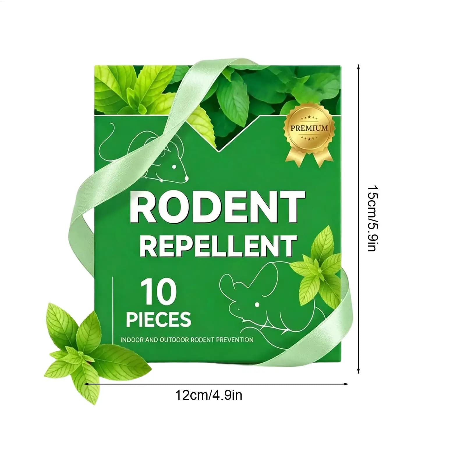 Boules d'huile de menthe poivrée