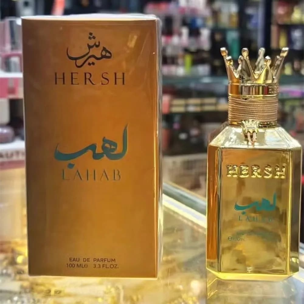 Parfum Hersh Lahab Eau de Toilette 100ml aux notes boisées audacieuses, basilic thaï frais, épices, poivre et pamplemousse, charmant et impressionnant