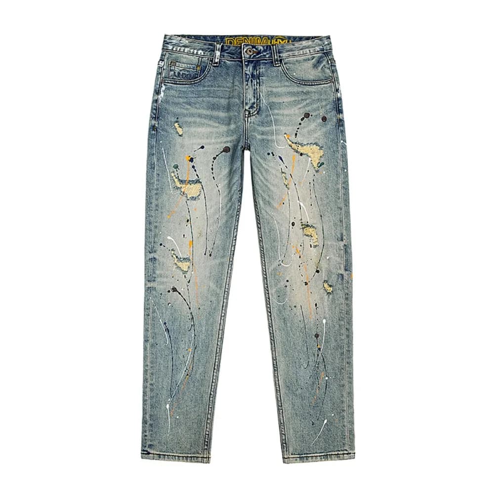 Jean droit Slim pour hommes