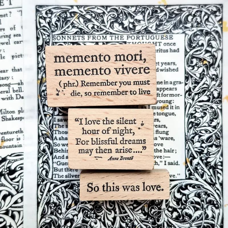 Tampon de citations d'amour pour livre de Scrapbooking, rat de bibliothèque littéraire romantique, décoration de journal, timbre