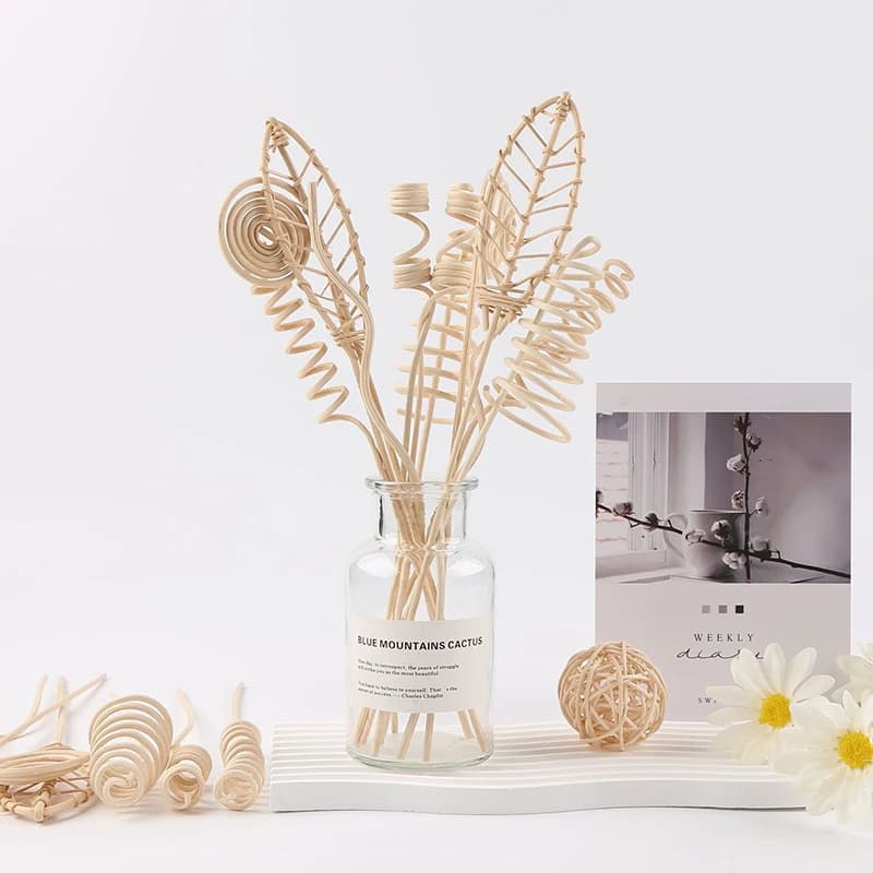 Recharge de bâtons de diffuseur d'aromathérapie, désodorisant, bâtons de rotin, parfum, volatiles d'arôme pour la décoration de la maison, 5 pièces