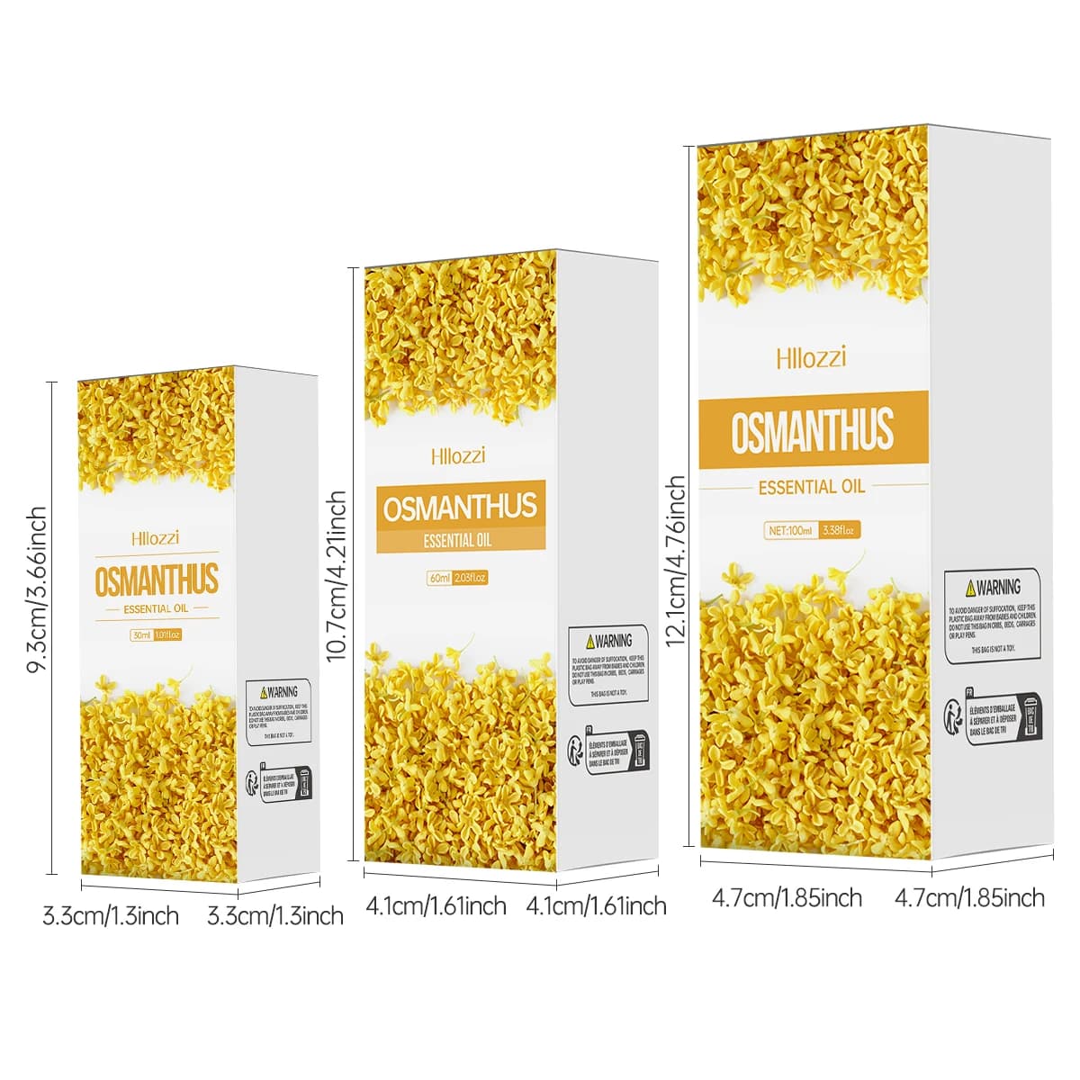 100 ml/60 ml/30 ml huile essentielle d'osmanthus