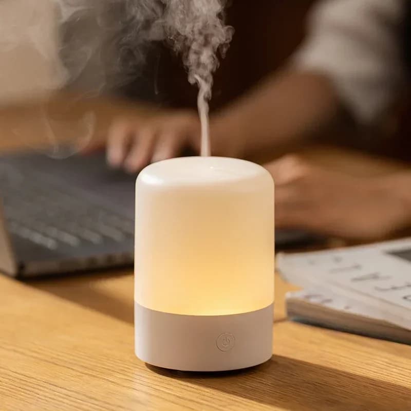 120ML USB humidificateur purificateur Mini arôme diffuseur d'huile essentielle pour maison voiture muet brumisateur diffuseur avec lampe de couleur LED