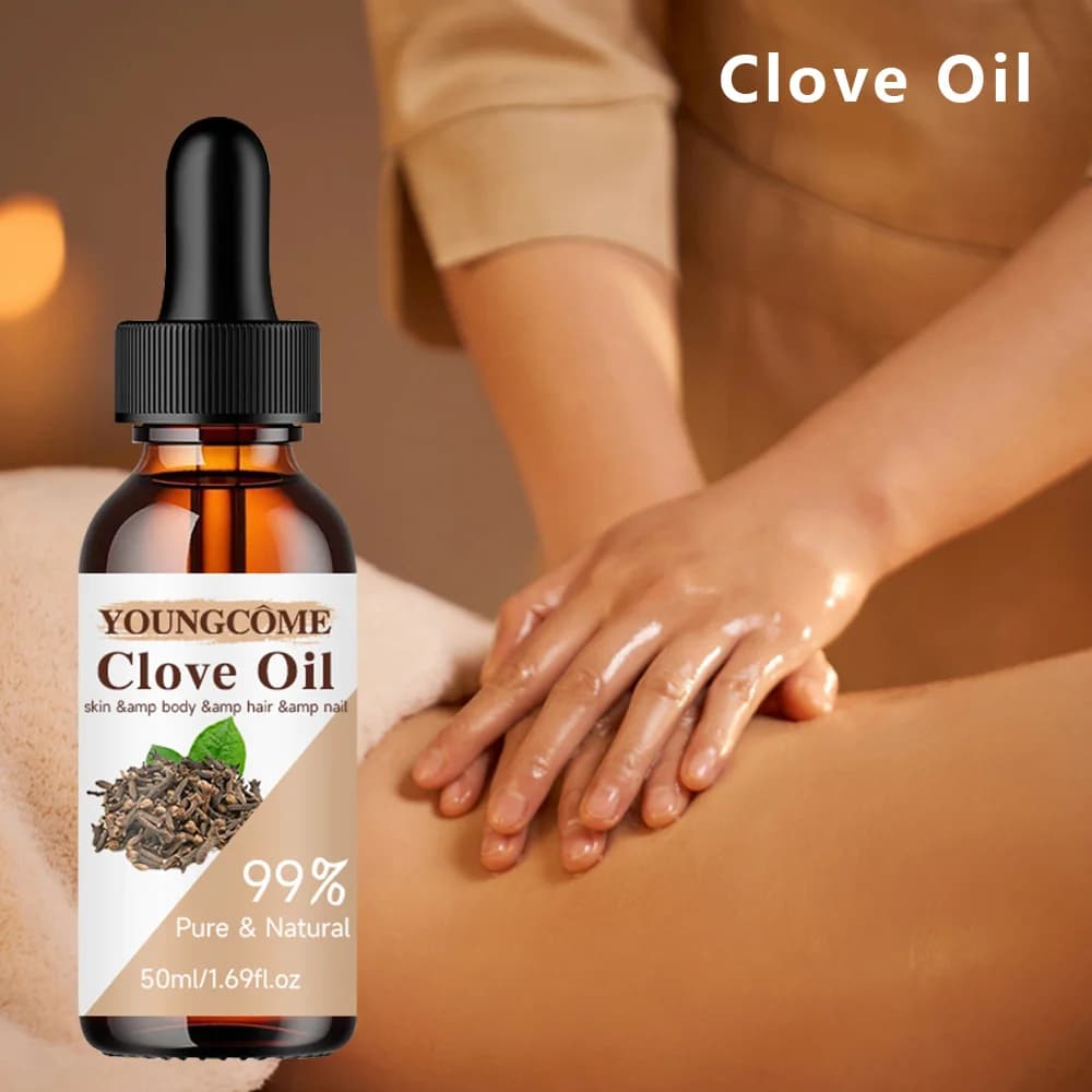 Huile essentielle de clous de girofle, 2 pièces, aide à garder la peau, hydrate et améliore l'élasticité de la peau, brillant, soin du visage, réparation hydratante, Anti-âge