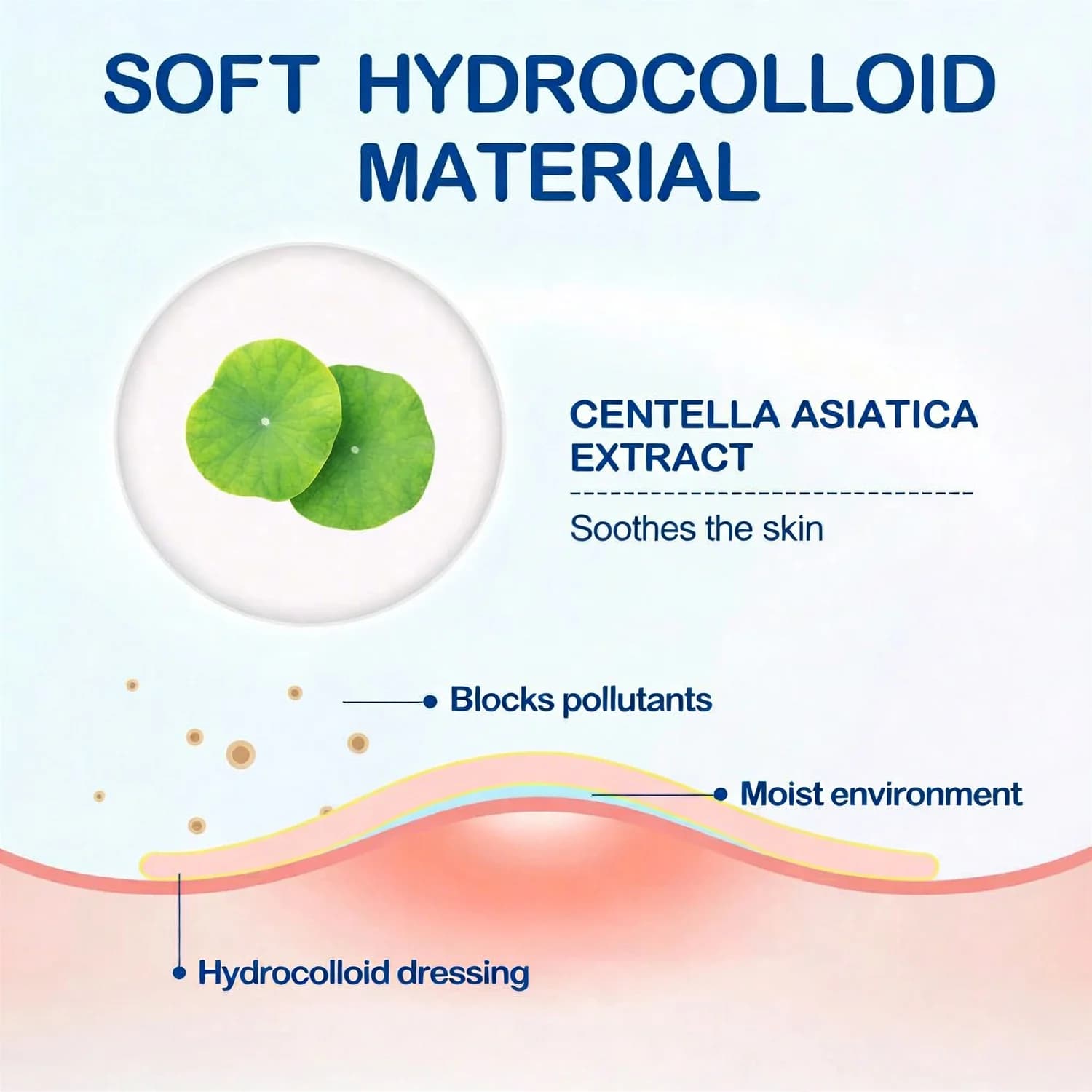 Patch anti-acné à l'huile essentielle d'arbre à thé 12/36 Hydrogel, efficace contre l'acné