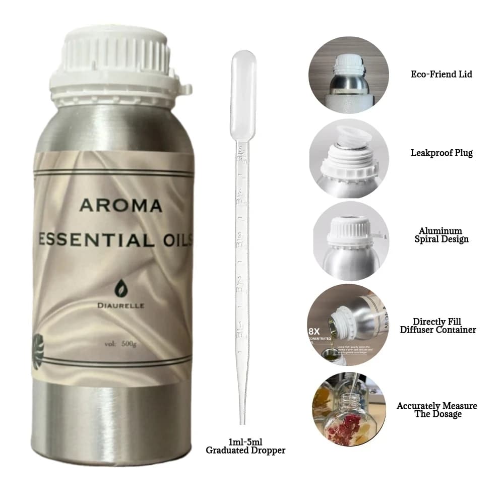 Huile Essentielle Parfumée 500ml pour Diffuseur