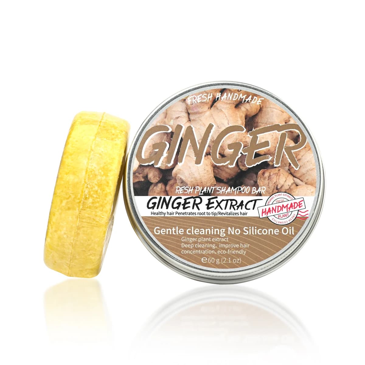 JIJIBA huile gingembre savon essentiel solide shampooing savon contrôle de l'huile shampooing rafraîchissant nettoyage hydratant savon fait à la main