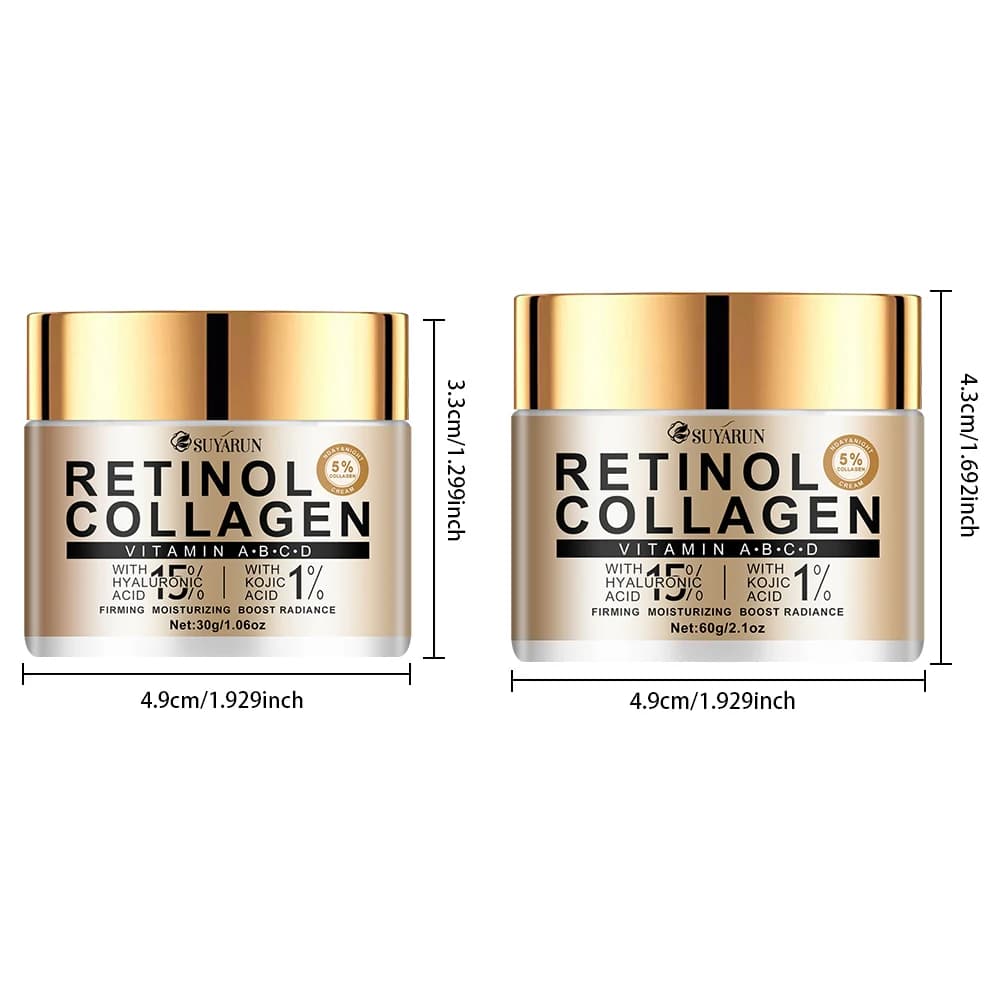 Crème hydratante au collagène avec acide kojique naturel
