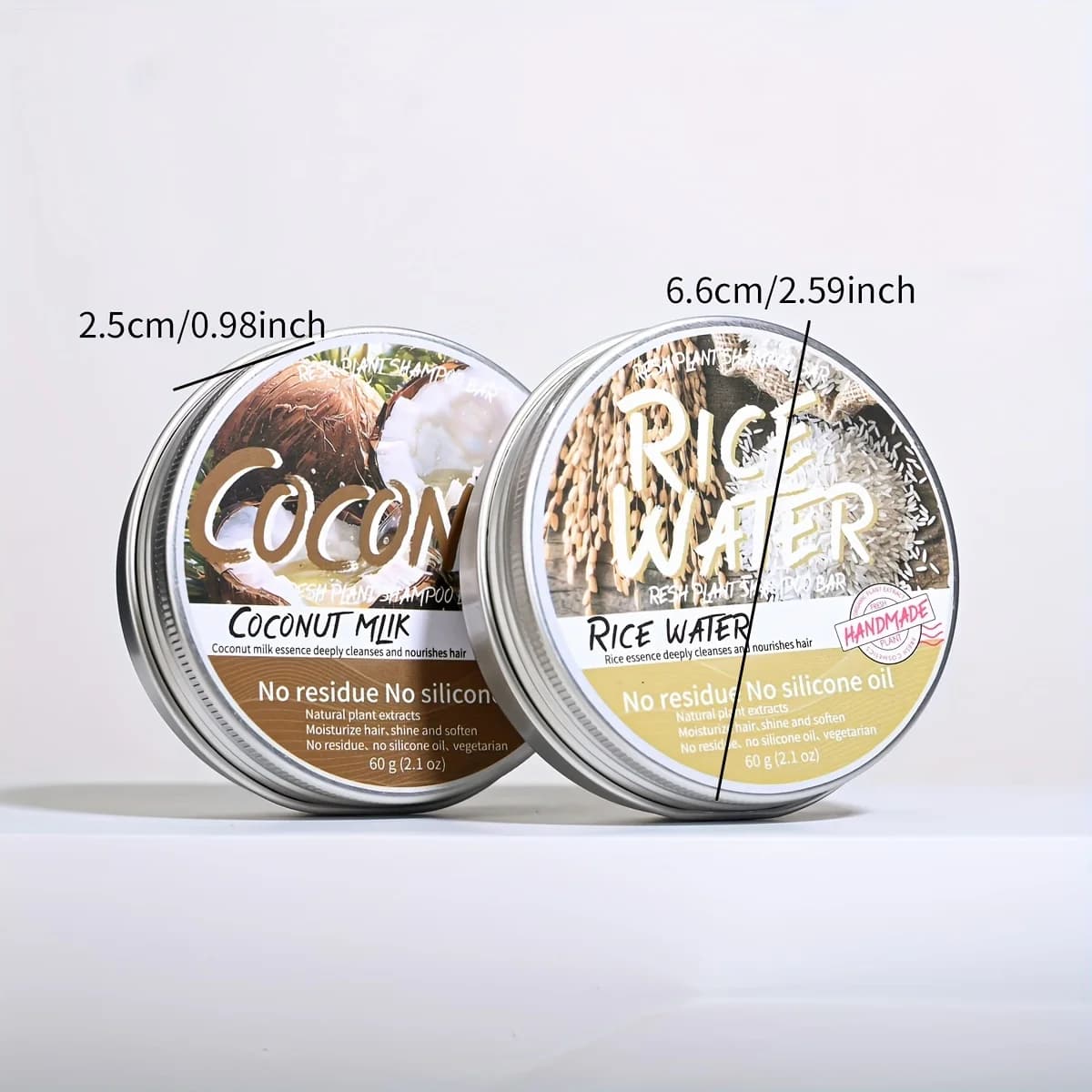 LH + 60g shampooing au noix de coco solide avec huile de noix de coco et huile d'olive nourrissant hydratant cuir chevelu shampooing barre
