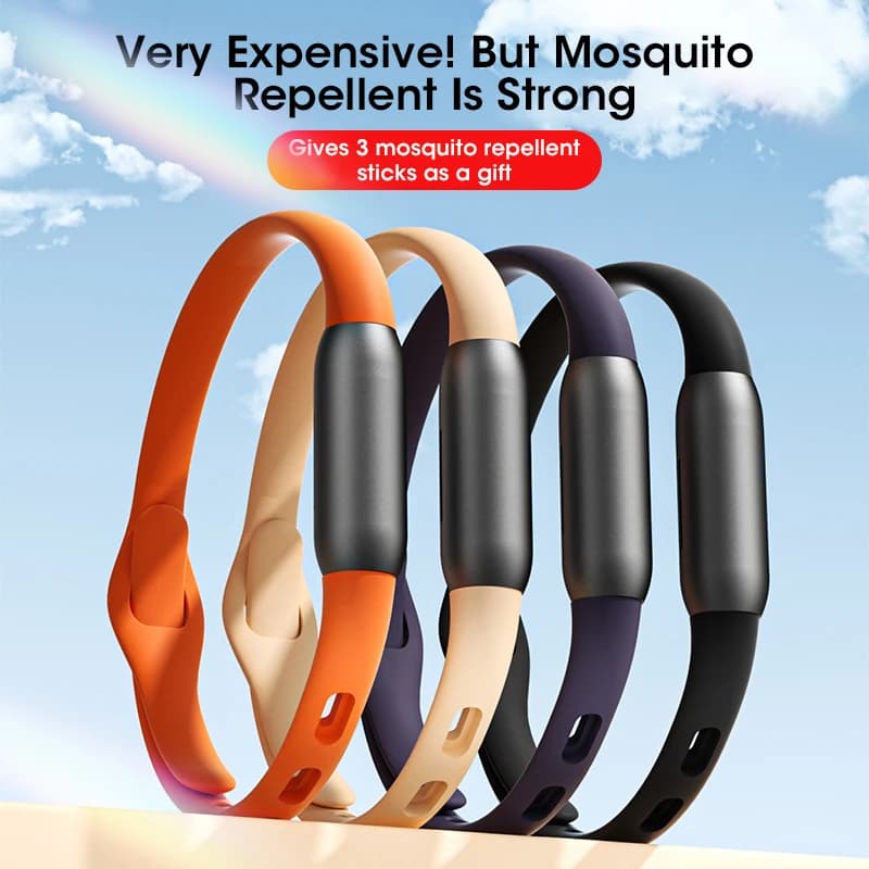 Bracelet anti-moustiques à l'huile essentielle de plantes naturelles pour enfants et adultes, non toxique, pour les sports de plein air et les voyages, protection du poignet