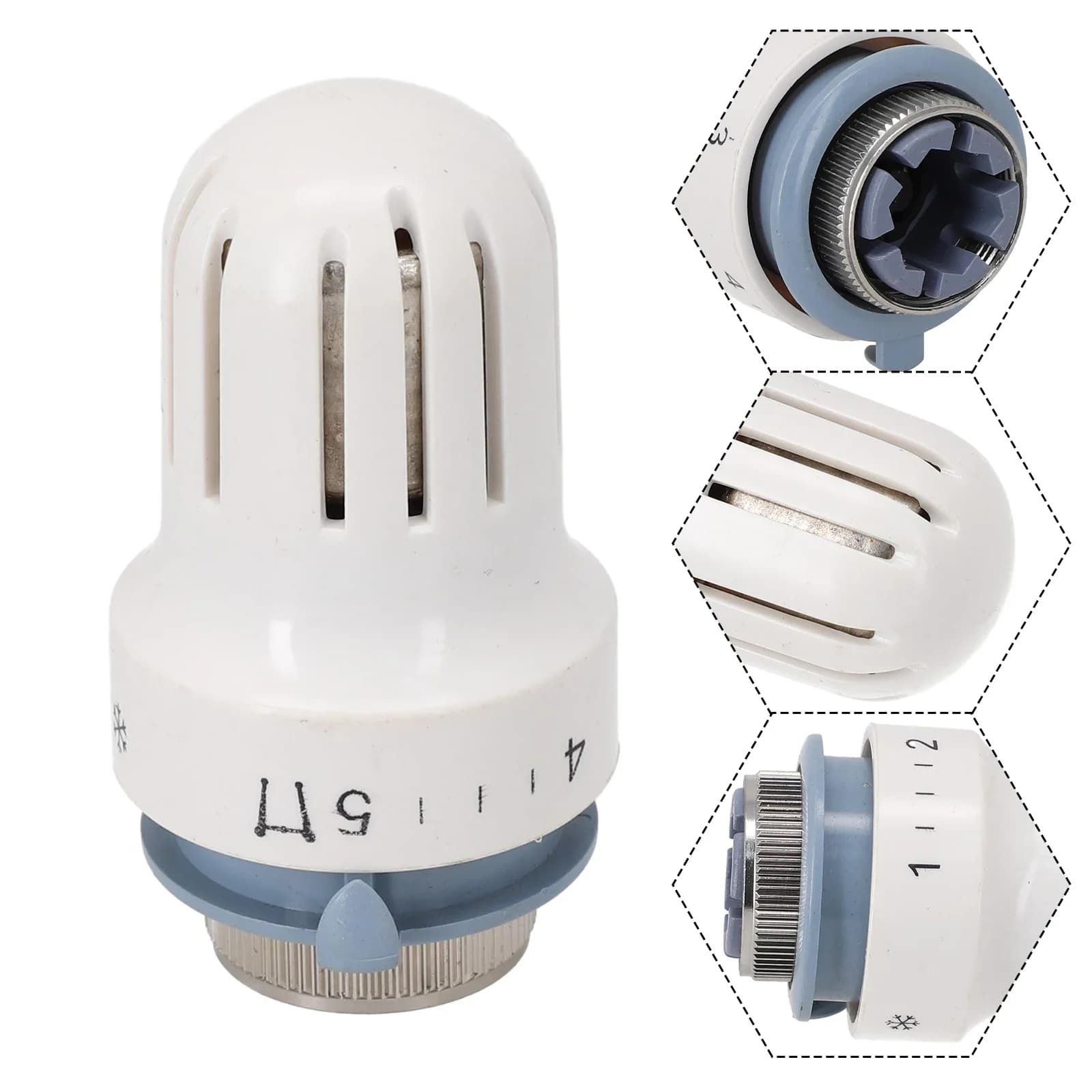 Vanne de chauffage à tête thermostatique