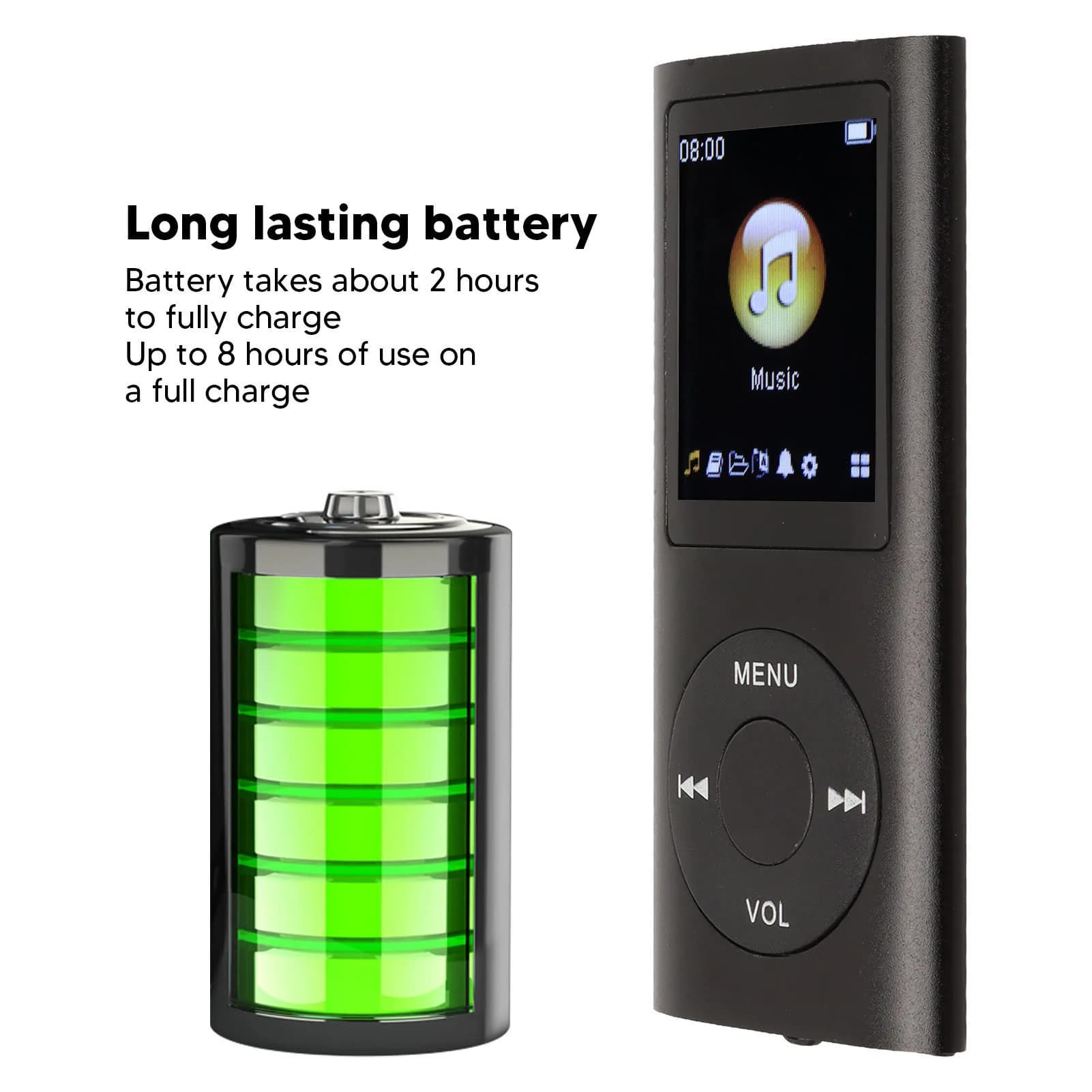 Lecteur MP3 en alliage d'aluminium