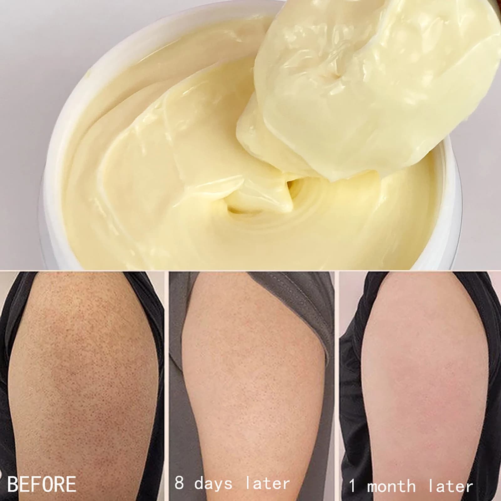 AILKE Crème blanchissante à l'huile de beurre de karité biologique