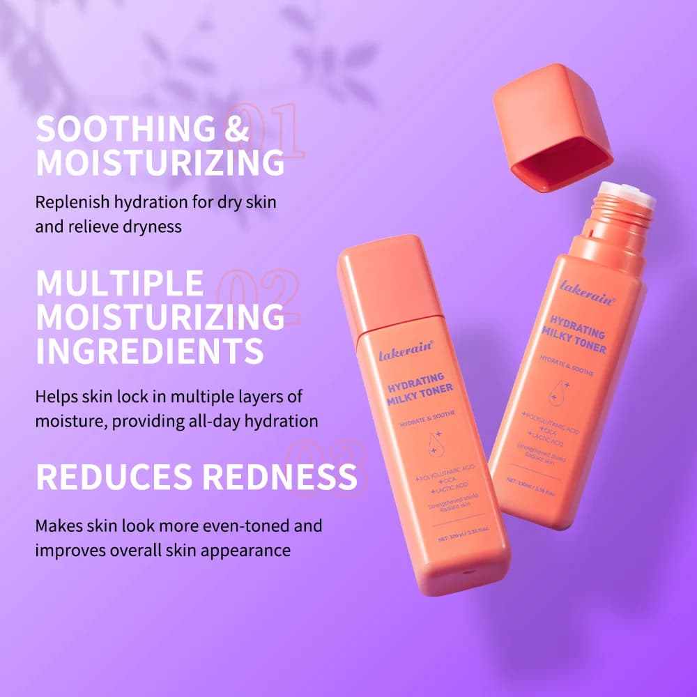 Toner laiteux hydratant pour réparer la peau, Toner Ultra hydratant pour le visage, apaise l'humidité de la peau, réduit les rougeurs, barrière, soins pour la peau