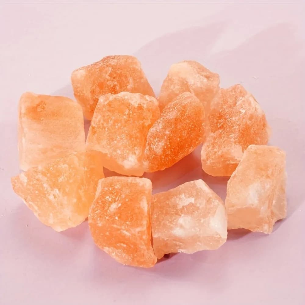 Pierre de cristal brute de sel naturel de l'himalaya, pierre d'aromathérapie, diffuseur d'huile essentielle, décoration de maison et de bureau, forme aléatoire