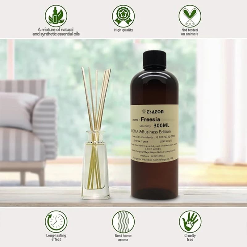De ESAEON huile essentielle diffuseur de parfum recharge d'huile 300ml Non alcool adapté au diffuseur électrique parfum Floral frais