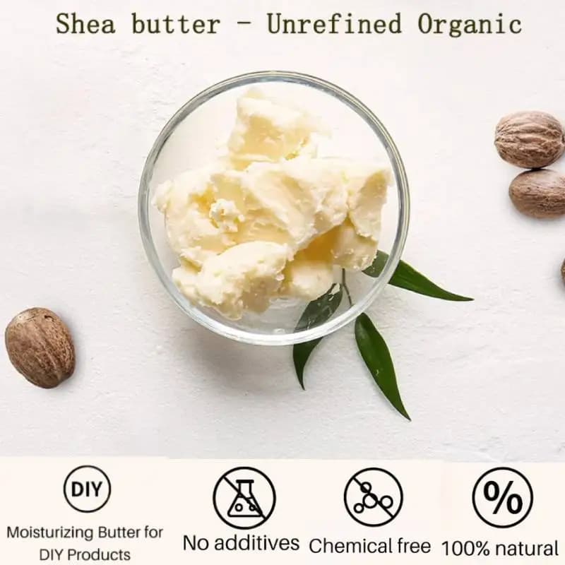 100g Dimollaure Huile de beurre de karité naturel non raffiné Soins de la peau biologiques Hydratant Massage corporel