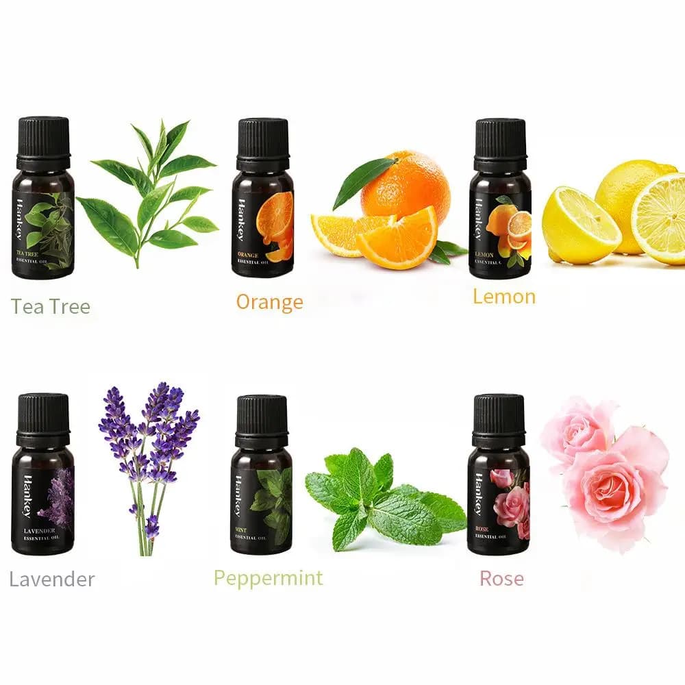 Ensemble d'huiles essentielles pures pour diffuseur, humidificateurs, soins de la peau, massage, huiles de qualité thérapeutique naturelle, cadeau DIY