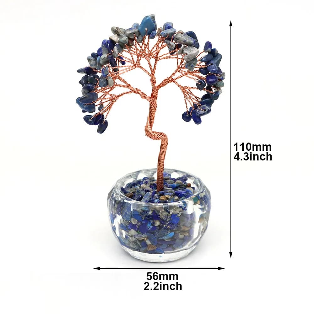 Arbre à Monnaie en Cristal Naturel