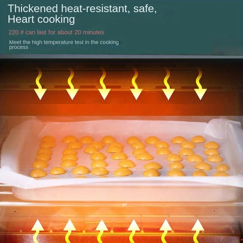 1 rouleau de papier sulfurisé, doublure jetable pour friteuse à air, plaque de cuisson antiarina et résistante à la chaleur, baki imperméable et résistant à l'huile