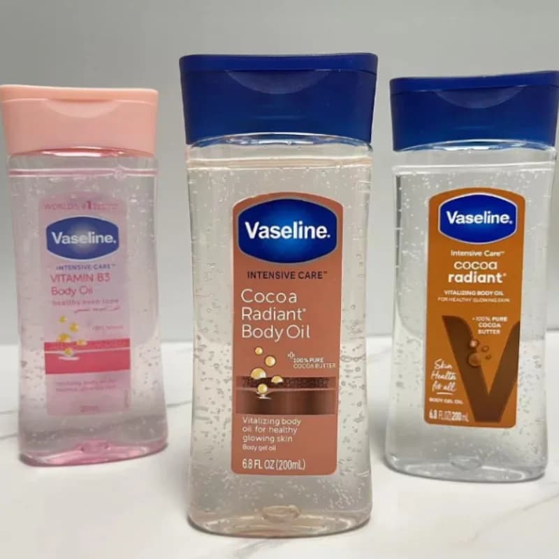 Huile corporelle à vaseline, éclaircit le teint, améliore la peau sèche et éclatée, nourrit et hydrate l'huile gel pour le corps, 200 ml