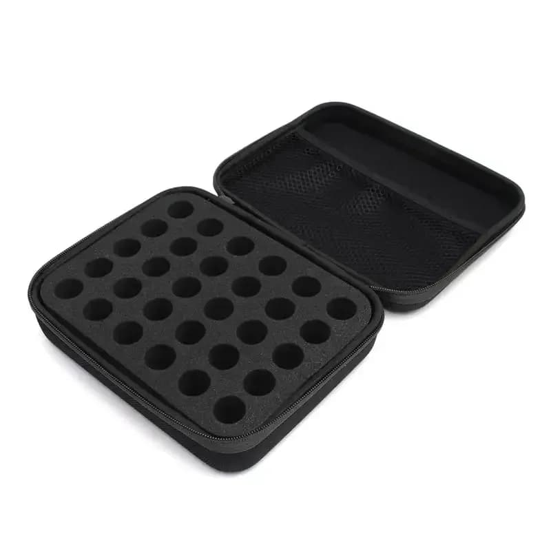Étui à Huiles Essentielles 30 HI 5/10/15ML, Boîte à Huiles Essentielles de sexuellement, Support de Voyage Portable, Sac de Rangement pour Verhéritage à Ongles