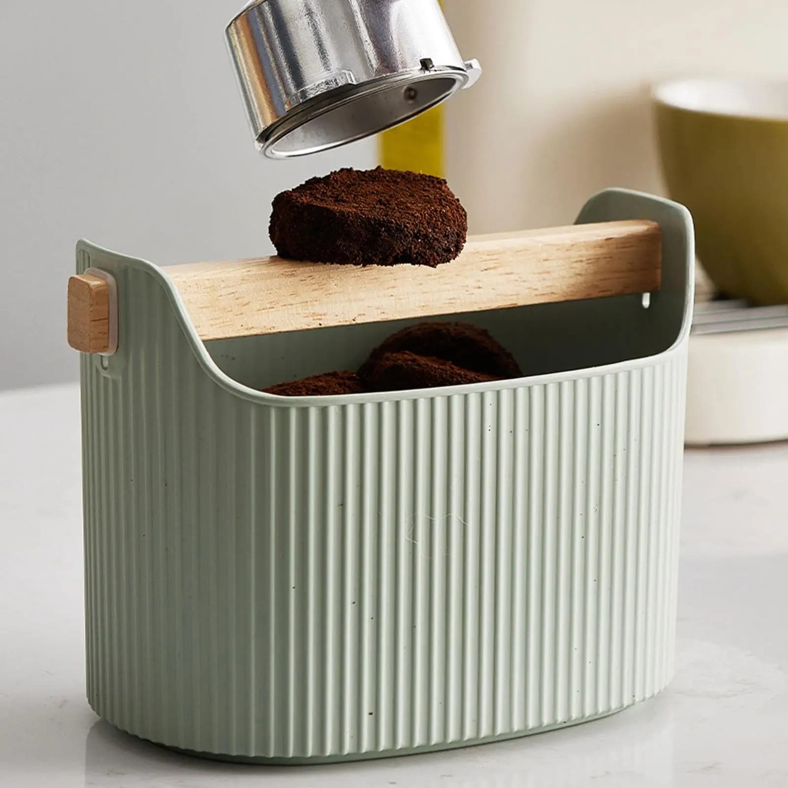 Bac à expresso amovible, seau à expresso antichoc, boîte à café anti-dérapante, bac à déchets de café