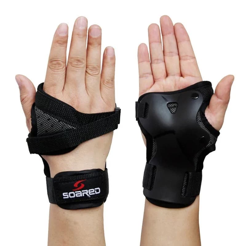 Patinage à roulettes Support de poignet Gym Ski Protège-poignet Patinage Main Snowboard Protection Ski Paume Protecteur pour Hommes Femmes Enfants