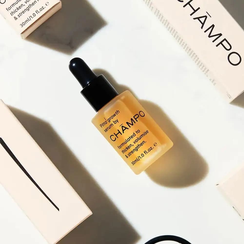 Sérum épaississant et fortifiant pour cheveux 30 ml - Nourrit les follicules, réduit la chute des cheveux et favorise des cheveux plus sains et plus volumineux