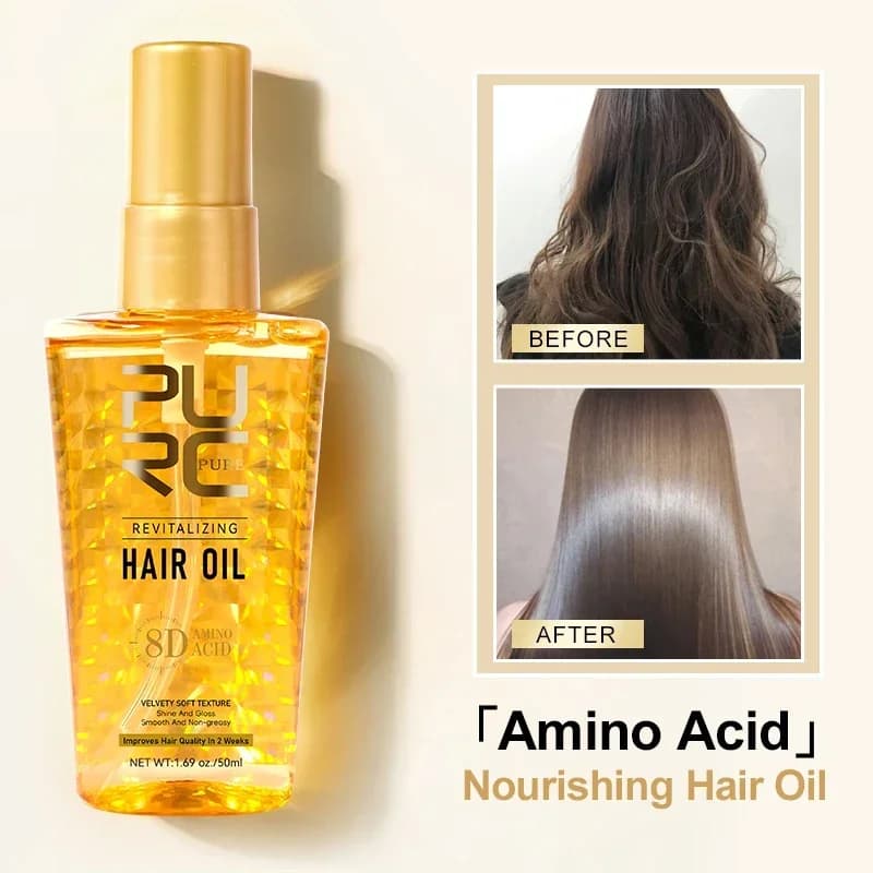 Huile essentielle de soin capillaire marocain