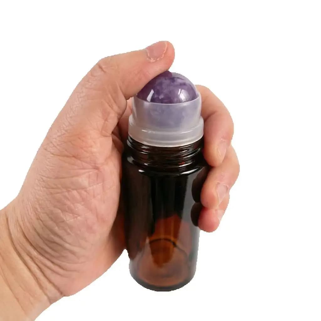 Bouteilles à bille en quartz de 50 ml pour huiles essentielles