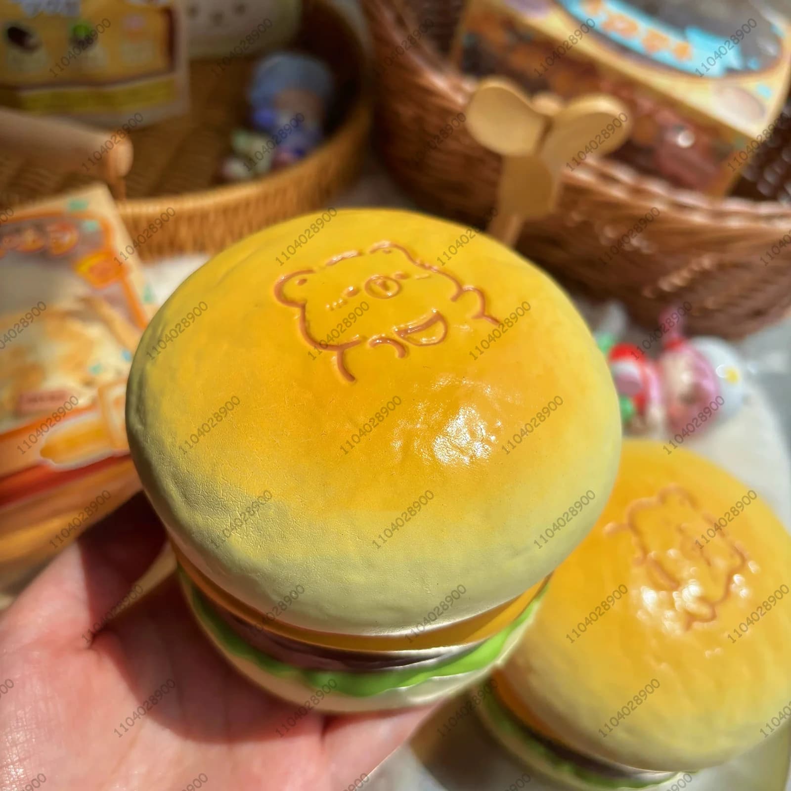 Jouet Squishy à montée lente pour Hamburger