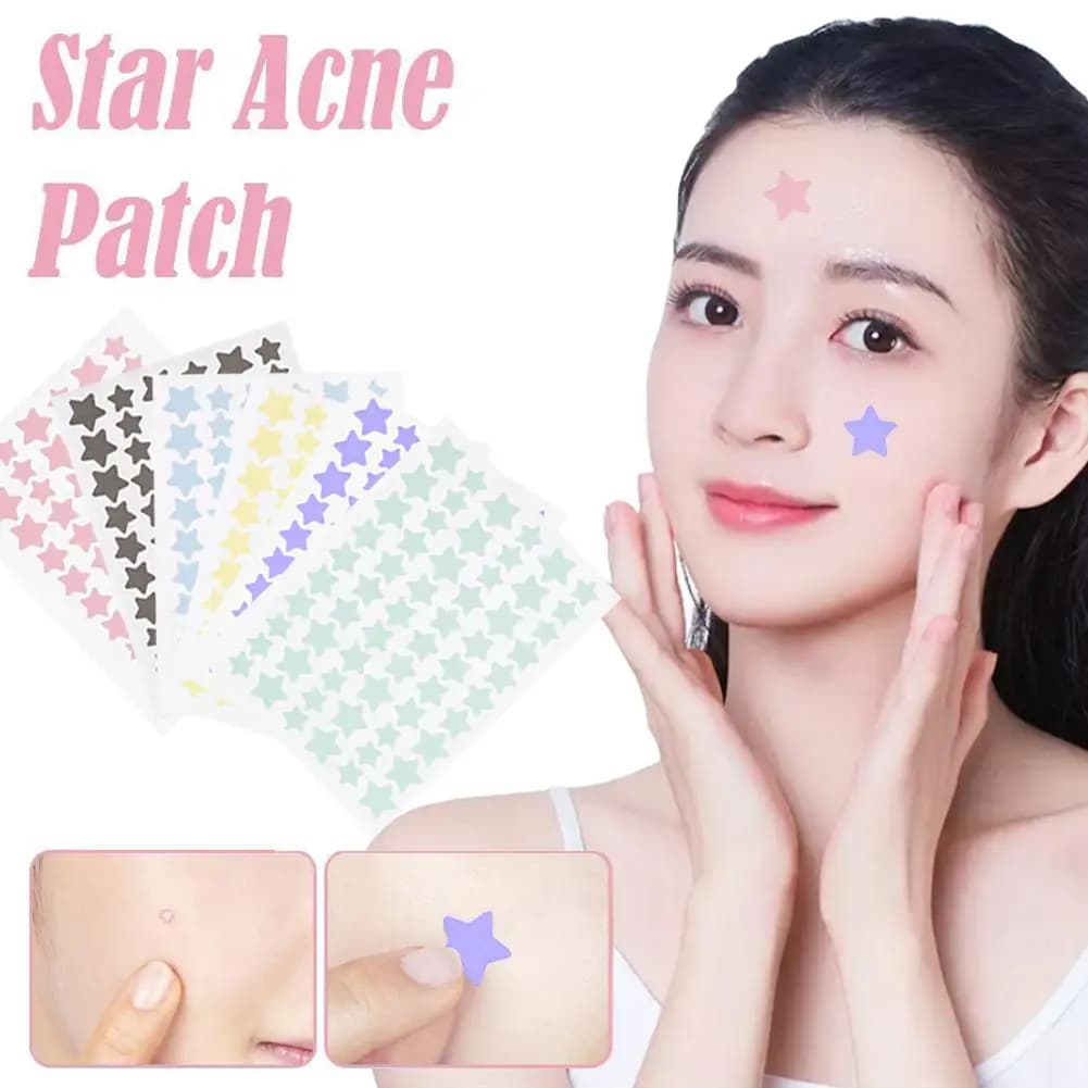 60 Patchs Anti-Boutons Colorés Invisibles – Élimine les Imperfections – Soin Réparateur Invisible pour le Visage et la Peau