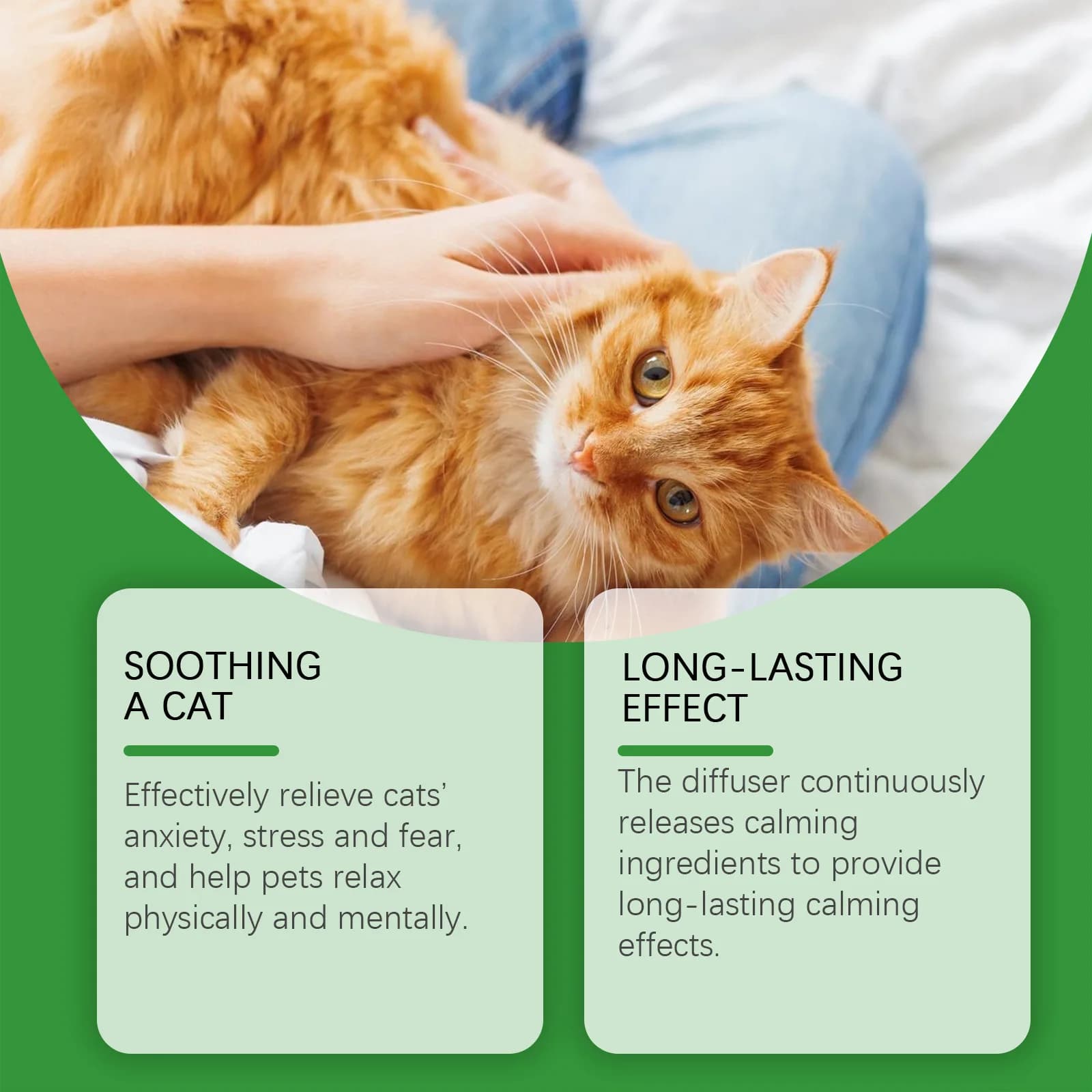Diffuseur apaisant pour chat : relaxant au phéromone enfichable pour chats – Réduit l'anxiété et prévient l'onglet, avec liquide apaisant inclus