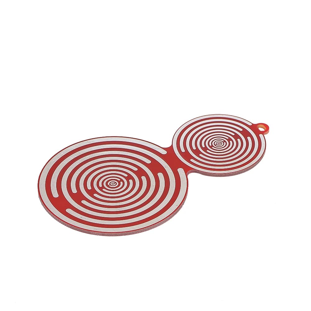 Pendentif disque d'énergie polarisant, réduit l'énergie négative, oscillateur multi-ondes de Lakhovsky, Double face, équilibre MWO EMF, méditation